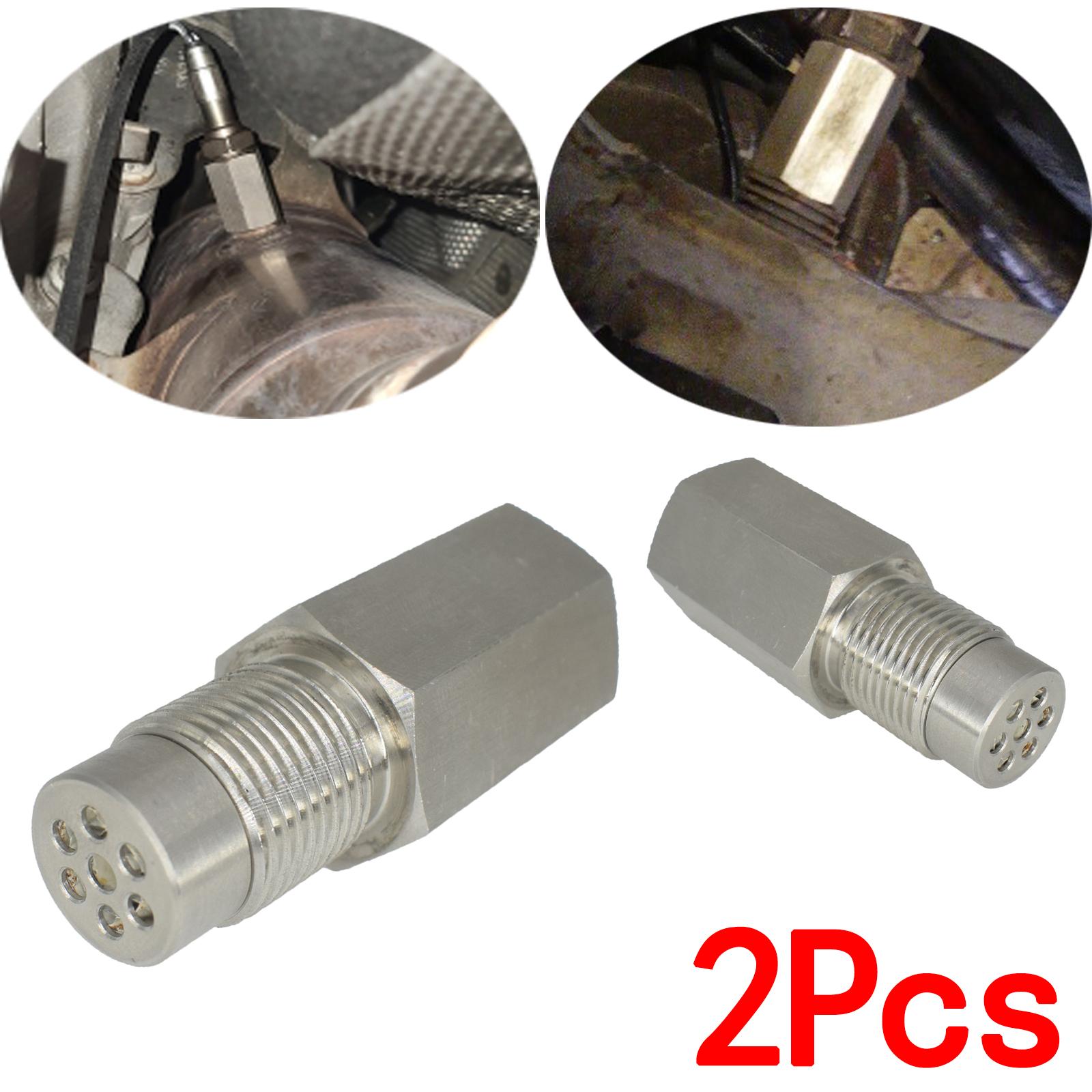 Car Check Engine Light Fix Catalytic Mesh Oxygen O2 Sensor Spacer Adapter Bung