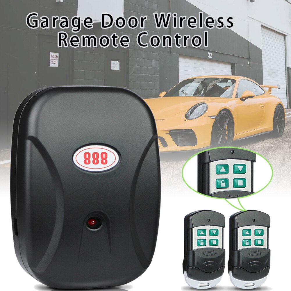 Garage Door Wireless Remote Control Keychain 433Mhz External Electric Roller Shutter Door Wireless Controller For Garage Tool