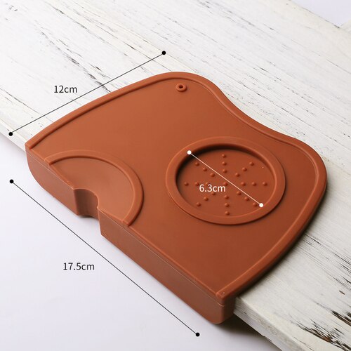 Aluminum alloy 51 mm tamping machine manual coffee powder hammer coffee barista tool machine accessories tool pad: L-1