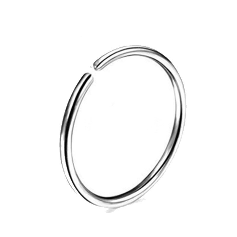 1Pcs Nose Ring Neus Clip Medische Rvs Neustussenschot Valse Neus Ring Piercing Sieraden: 10
