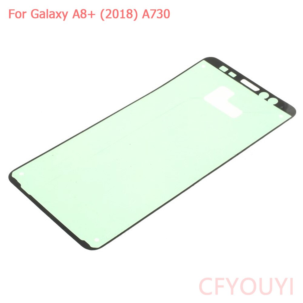 Front+Back Adhesive Glue Tape Sticker For Samsung Galaxy A8 Plus A730 A730F LCD Housing Frame Plate Battery Cover