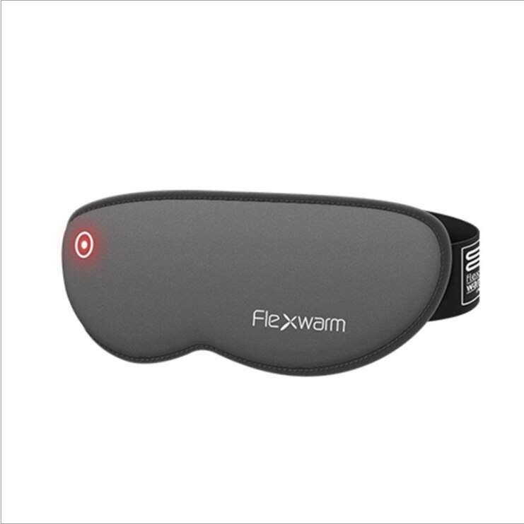 FlexWarm Electrci Eye Messagers Mask Compress USB Charging with Auto Timer for Office Home Travel Messagers: Gray
