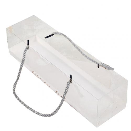 Kuchen verpackung 10Stck Tragbare transparent Kuchen Schweizer Rolle Boxen Haustier Verpackung Nachtisch Behälter Kuchen Kasten Küche zubehör: Silber- L