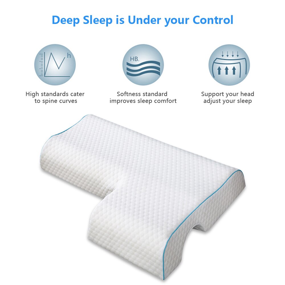 Traagschuim beddengoed kussen traag rebound druk kussen gezondheids nek koppel kussen multifunctioneel - druk handkussen