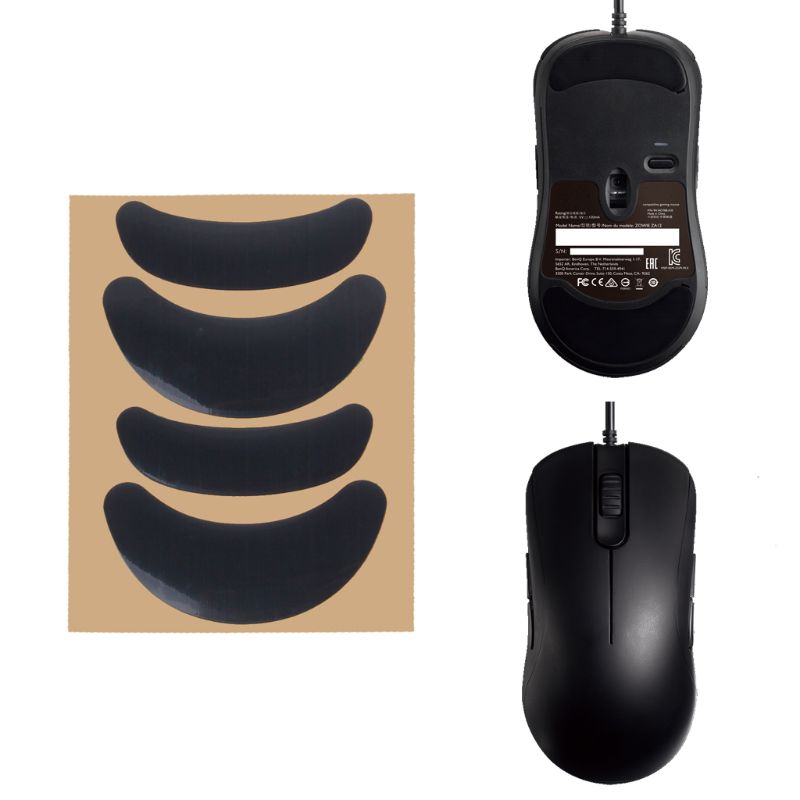 2 Set/pak Originele Hotline Games Concurrentie Niveau Muis Voeten Mouse Skates Gildes Voor Zowie Am/ZA11/ZA12/FK1/FK2/K + Mouse 0.6Mm