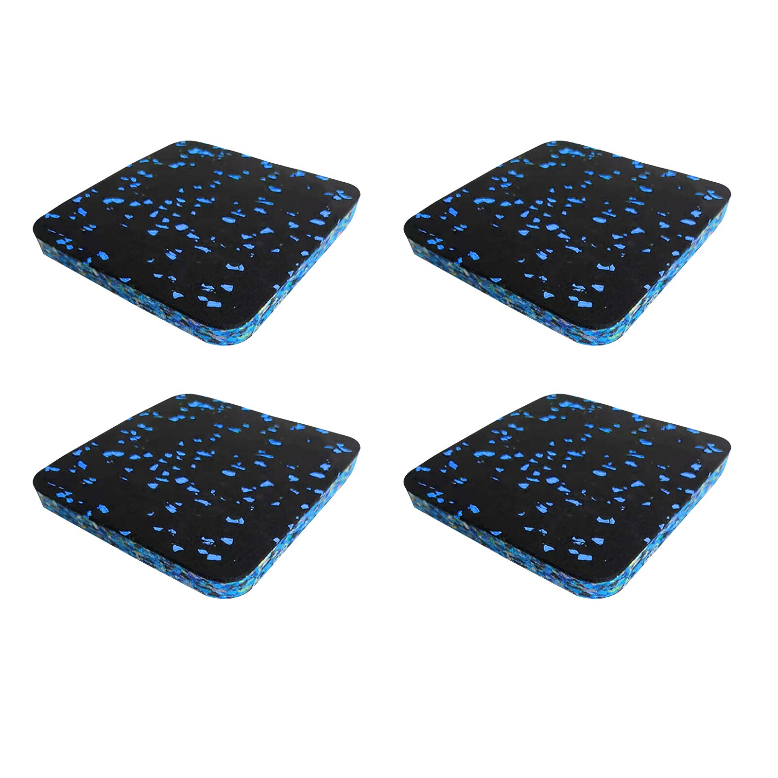 Floor Protection Wear Resistant Home Accessories Treadmill Mat Non-Slip Sound Insulation High Density Rubber Shock Absorbing: Blue