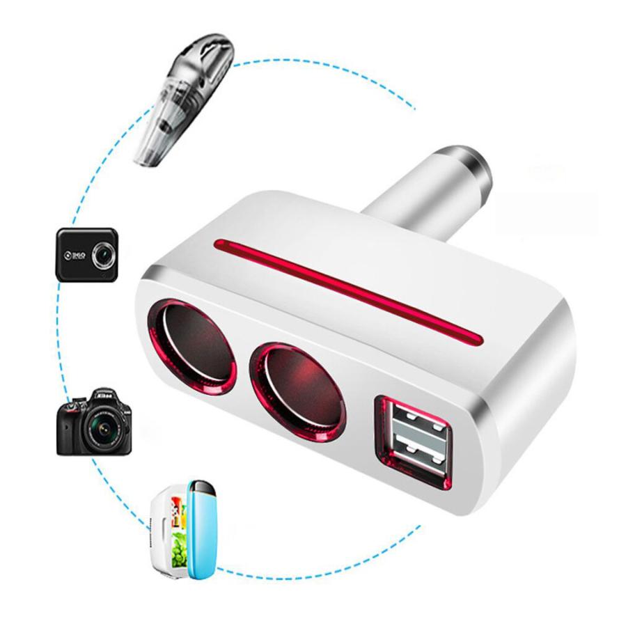Franchise Top Multi Dual USB 3.1A Auto Sigarettenaansteker 2 Way Aansteker Splitter Charger Power Adapter Meerdere Apparaat