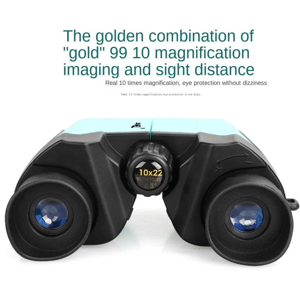 HD Binoculars Little Paul 10x22 Children's Outdoor Portable Binoculo High Power Waterproof Camping Travel