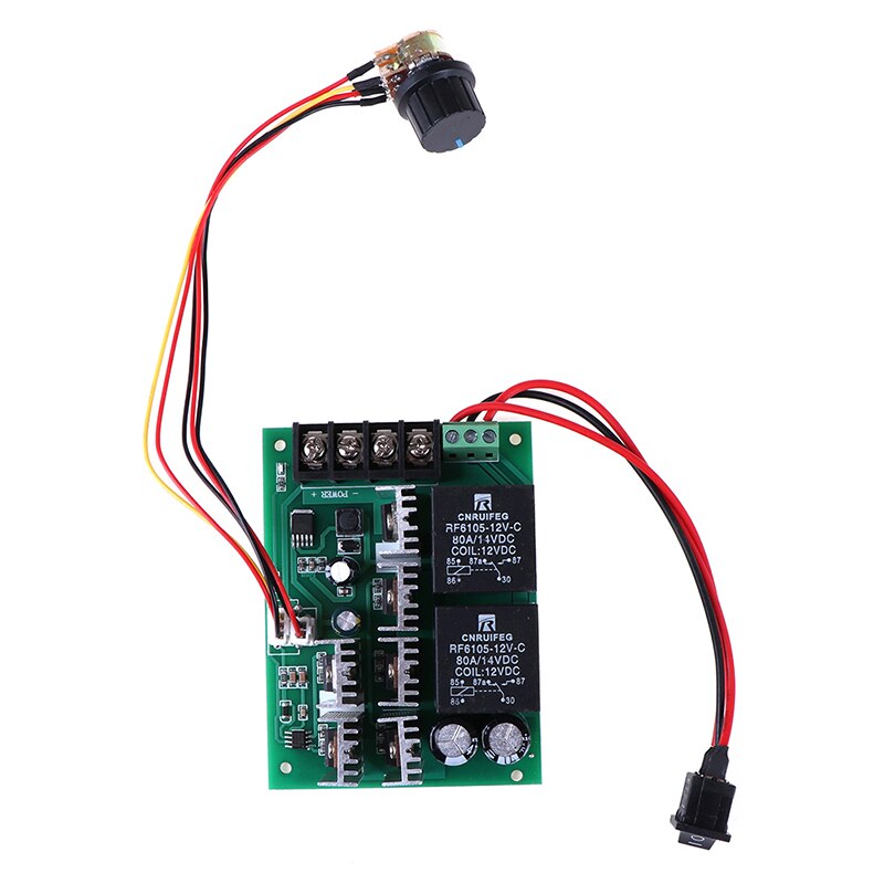 1 pièces DC 12/24/36/48v 40a Pwm régulateur de vitesse moteur Pwm interrupteur réversible