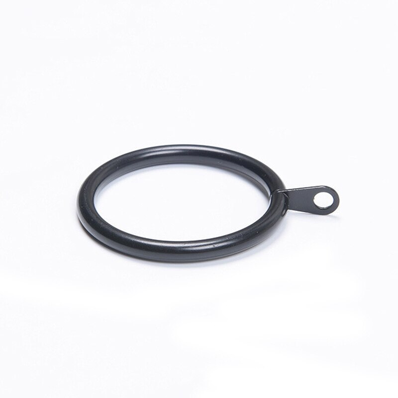 20 x Iron Curtain Ring Curtain And Rod Suspension Ring, Inner Diameter 32Mm (Black)