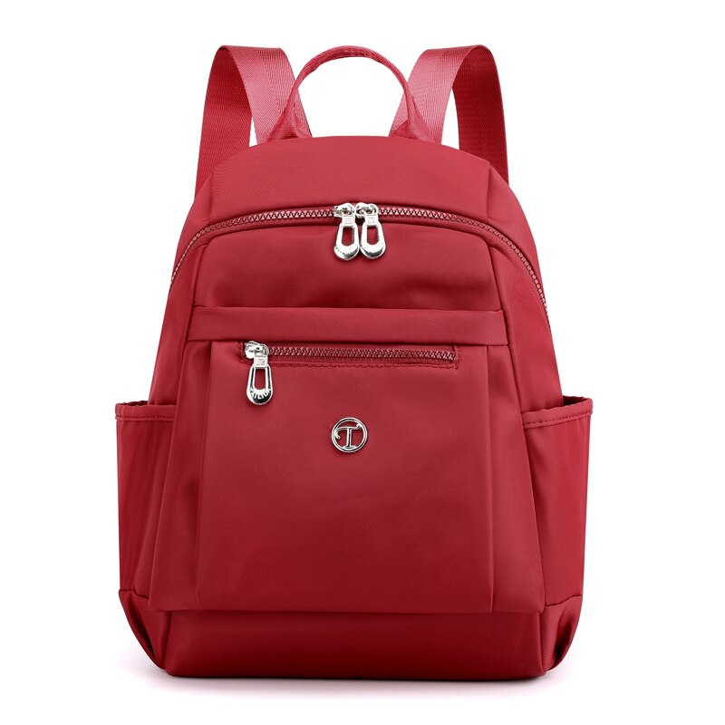Vento Marea Reizen Vrouwen Rugzak Schooltas Voor Tiener Meisjes Vrouwelijke Grote Capaciteit Schoudertas Rode A4 Papier rugzak: RED BACKPACK