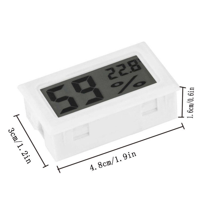 LCD Digital Thermometer Hygrometer Probe Fridge Freezer Thermometer Thermograph for Refrigerator Temperature Control -50~110 C