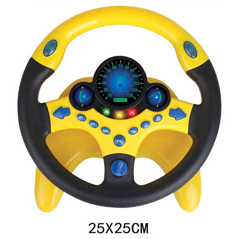 Copilot Simulated Steering Wheel Toy Children'S Educational Sounding Toy Small Steering Wheel