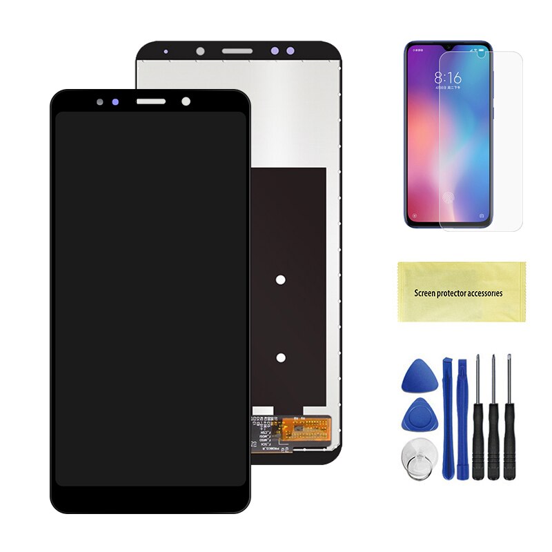 Originele Voor Xiaomi Redmi 5 Plus Lcd Touch Screen Voor Redmi 5 Plus Lcd Digitizer Met Frame Vervanging Reparatie: Black No Frame