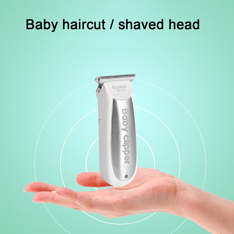 Baby kid elektrisk mini hårklipper trådløs, hårklipper, rengøringsbørste ,3* grænsekamme, usb-kabel, smøreolie