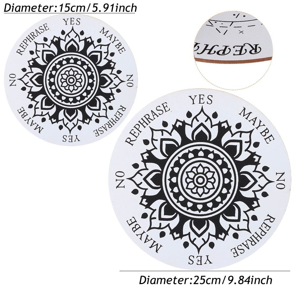 1Pc Slice Houten Slinger Board Met Sterren Zon Maan Voor Waarzeggerij Bericht Carven Decoratie Wall Art Home Decoration