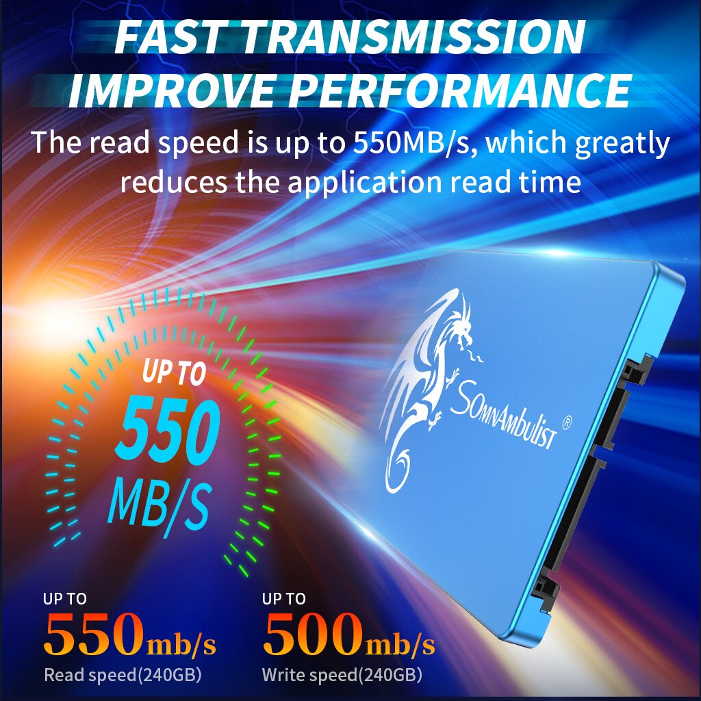 Unità SSD integrata per laptop da 60GB/2.5 gb/120gb/2TB SSD SATA 480gb 960GB 240gb 240gb