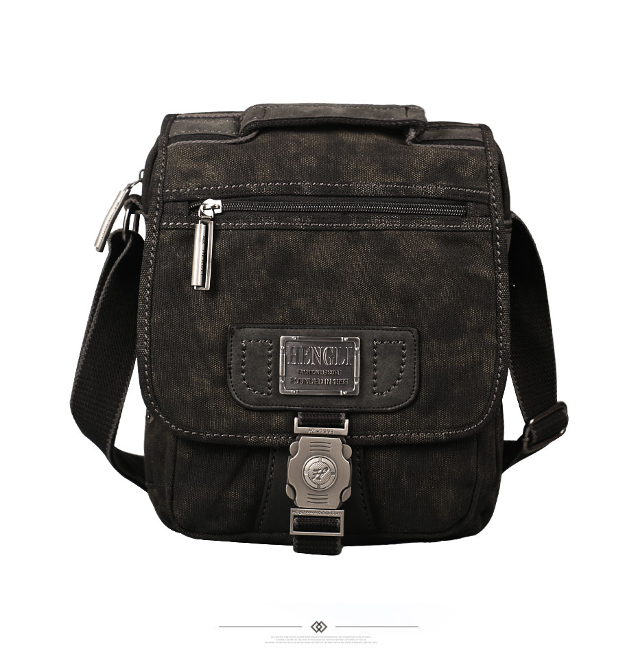 Ruil bolsa masculina retro lona sacos de ombro lazer resistente ao desgaste cruz saco do mensageiro unisex casual pacote crossbody