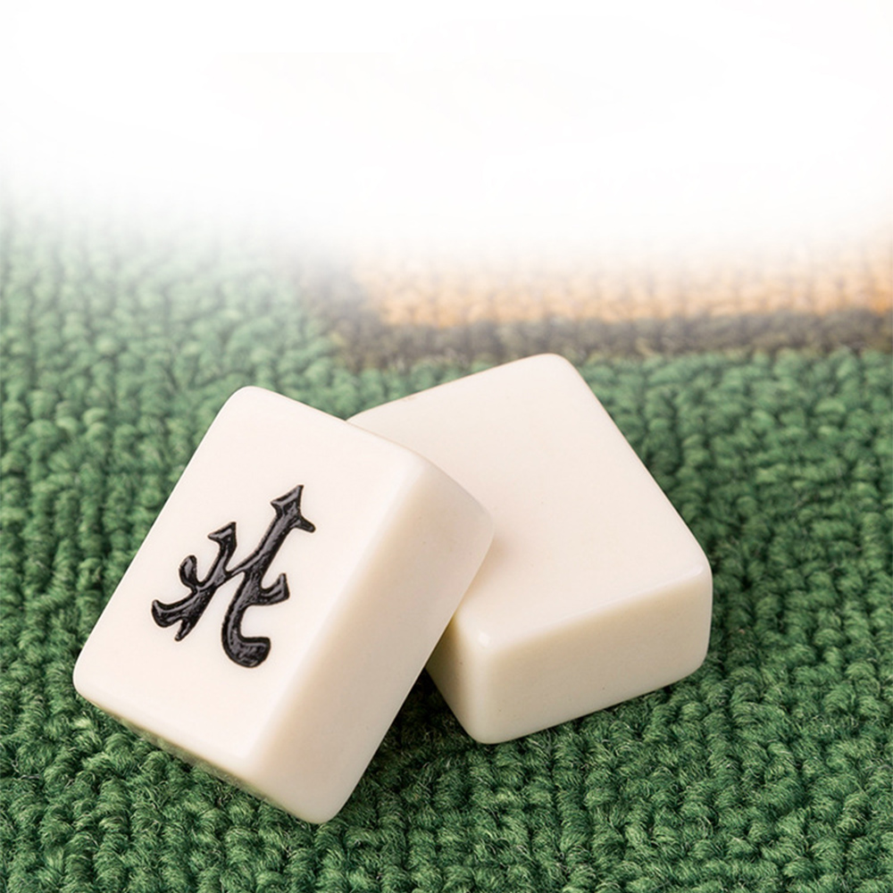 Mini Mahjong Toy Portable Folding Wooden Box Mahjong Set Table Game Mahjong Travelling Board Game Entertainment Interactive Toy