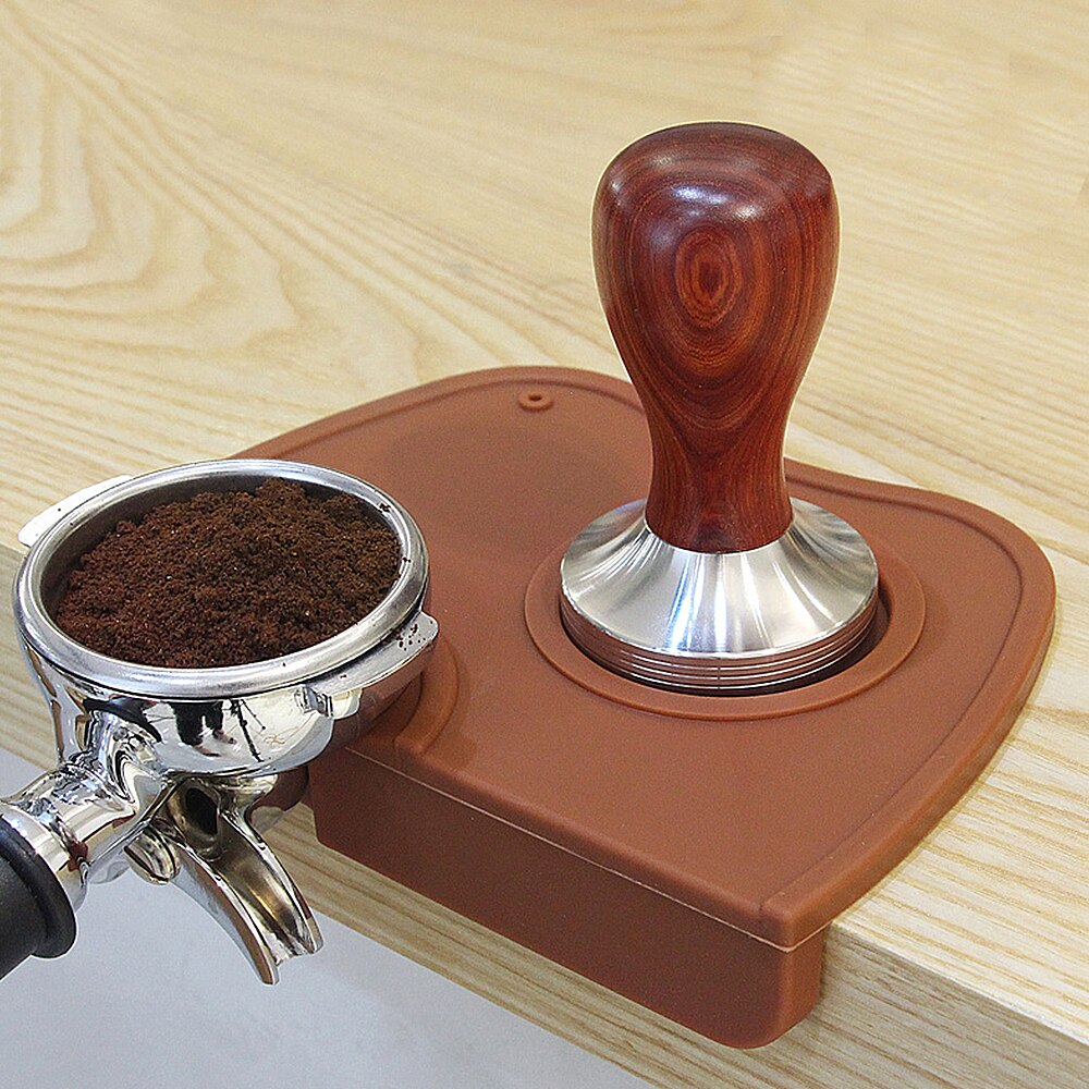 1Pcs Espresso Koffie Tamper Mat Koffie Anti-Slip Mat Veilig Hoek Pad Koffie Pad Stampers Food Grade Siliconen mat Koffie Grind