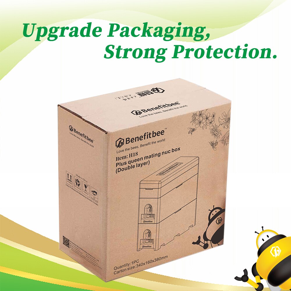 Brand Multi-Functional Queen Bee Hive Plastic Foam Material Double Box Queen Rearing Beehive Beekeeping Tool Bee Nest