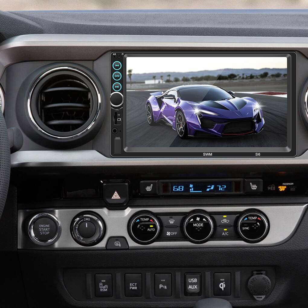 7 Inch 2Din Bluetooth Car Stereo MP5 MP3 Speler Fm Radio Met Afstandsbediening Spiegel Link Camera