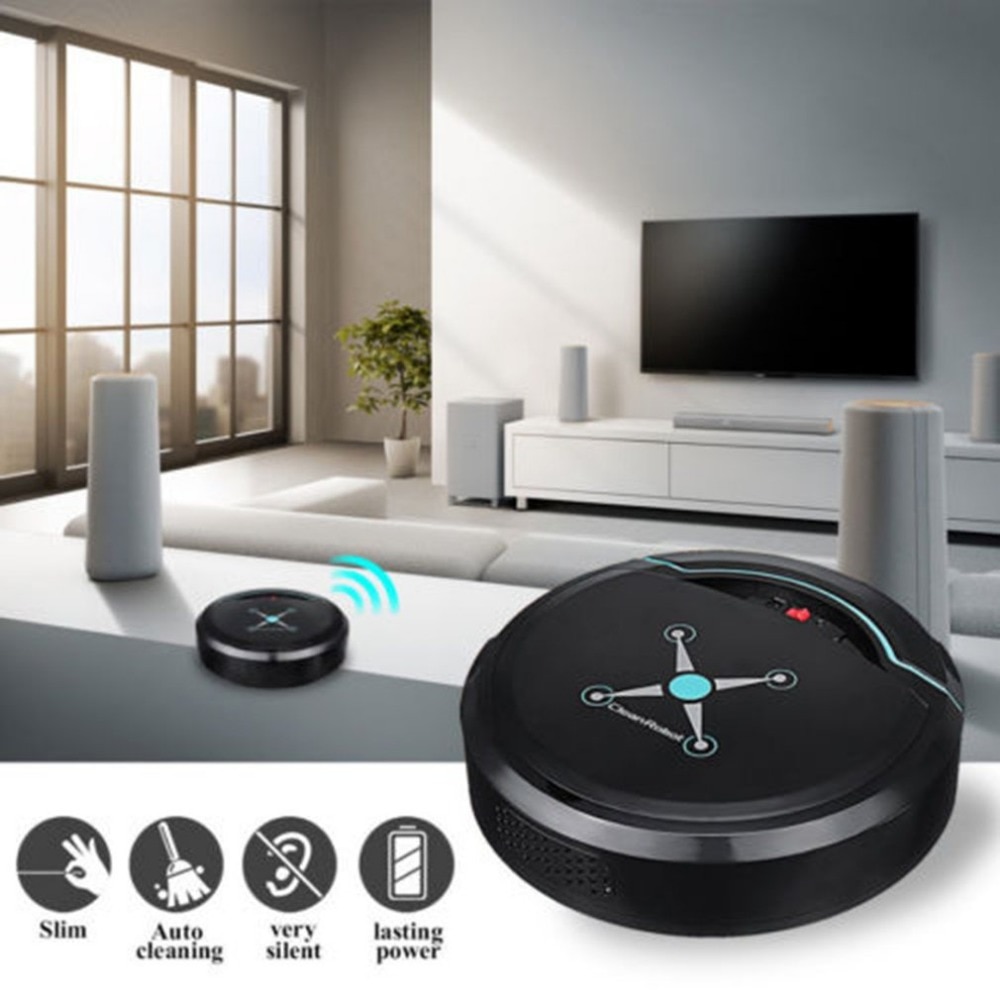 Oplaadbare Auto Cleaning Robot Smart Vegen Robot Floor Vuil Stof Haar Automatische Cleaner Voor Home Elektrische Stofzuigers