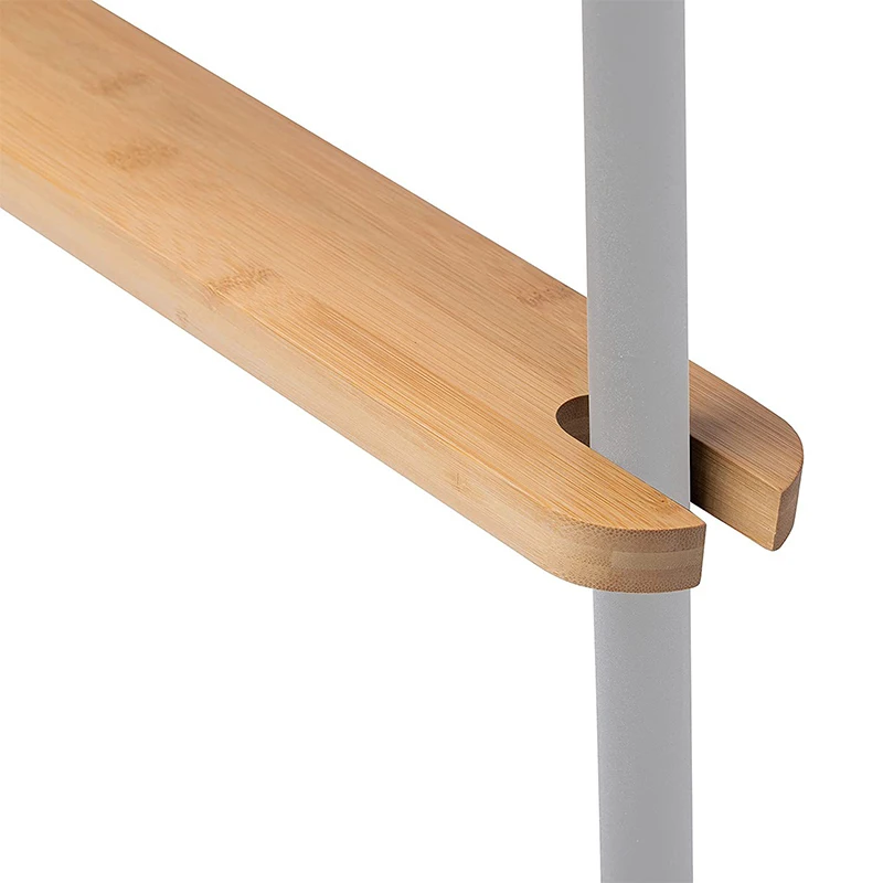 Poggiapiedi Sedia Alta bambino - Legno Bambù Naturale - Accessorio Stabile Antiscivolo - Poggiapiedi Seggiolone
