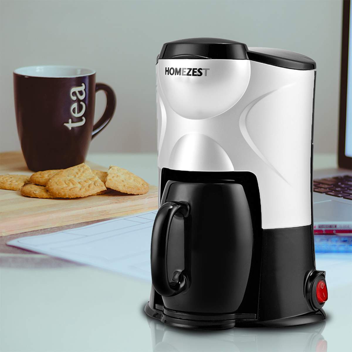 Kleine Koffiezetapparaat Koffie Thee Maker Thuis Draagbare Volautomatische Mini Amerikaanse Koffiezetapparaat Espresso Koffie Pot 220V