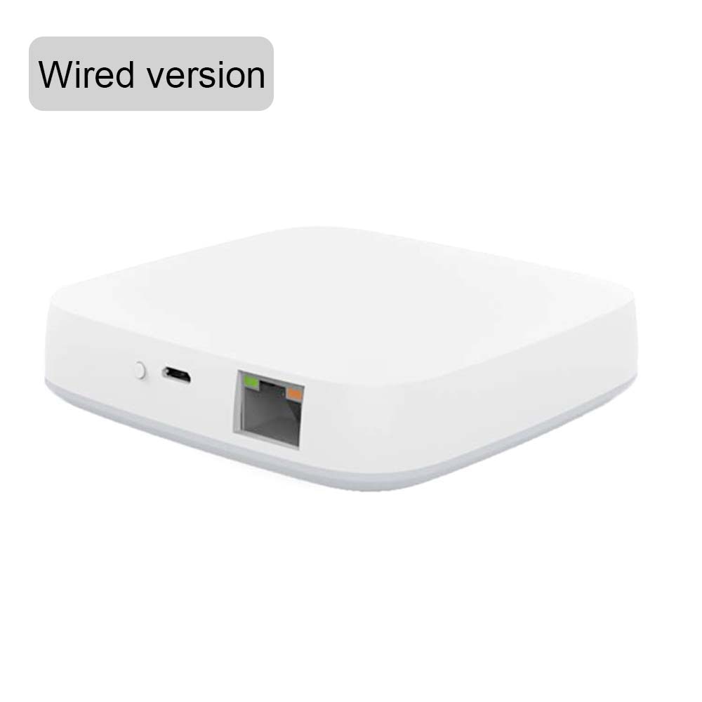 Tuya zigbee smart gateway hub smart home bridge smart life app trådløs fjernbetjening fungerer med alexa google home: Kablet version