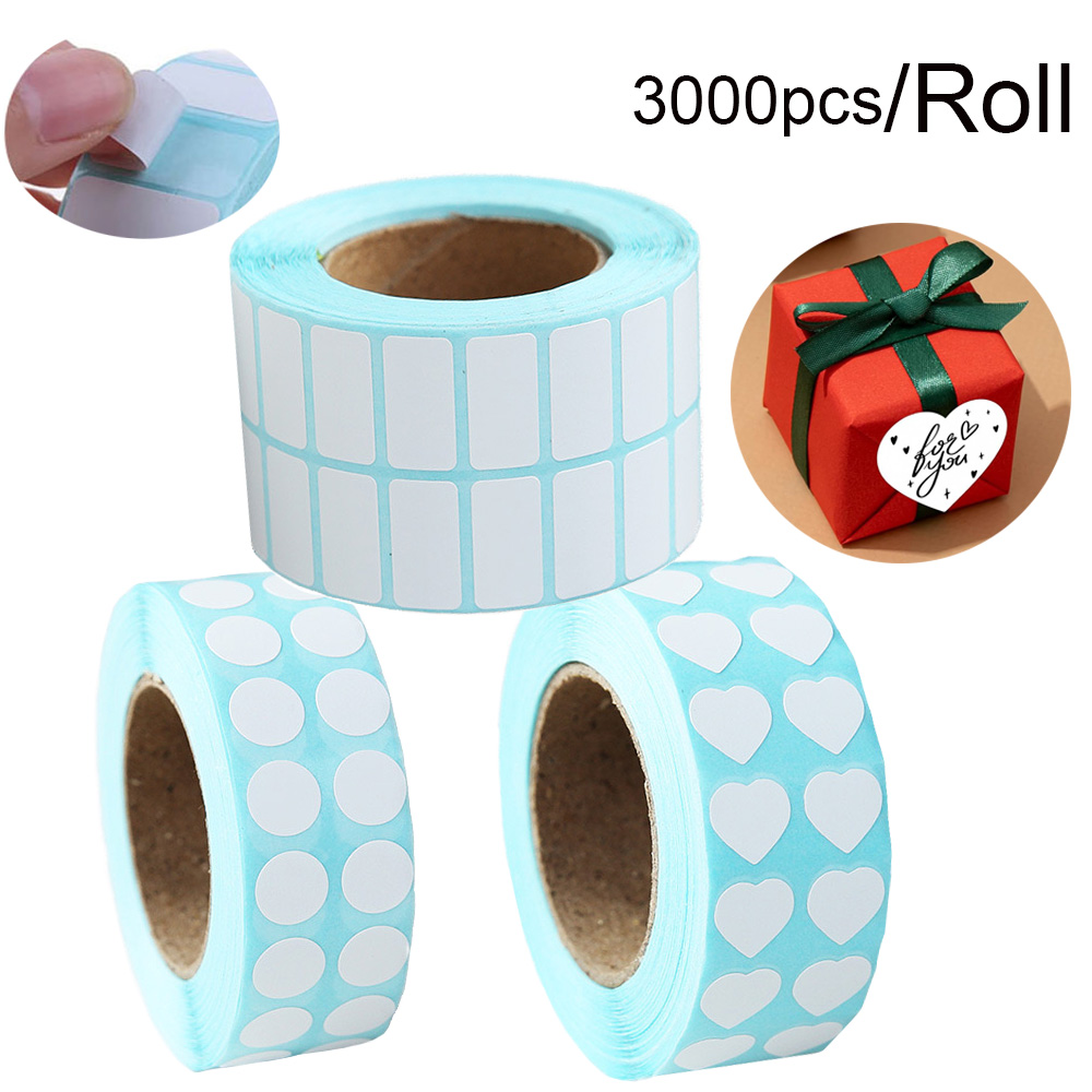 5000/roll Labels Thermal Paper Double Row Stickers... – Vicedeal