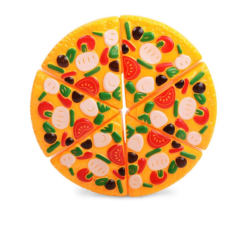 children kitchen toys Plastic fruits and vegetables toys cutting veget fruit toy Pretend Play food pizza kitchen kids toys: Pizza