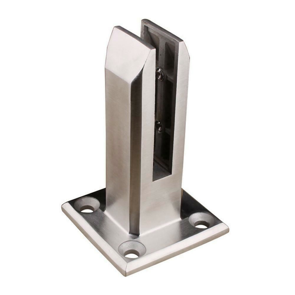 Gulvstående trappe balkon pool glasstuds stolpe gelænder rækværk klemme 160mm --m25