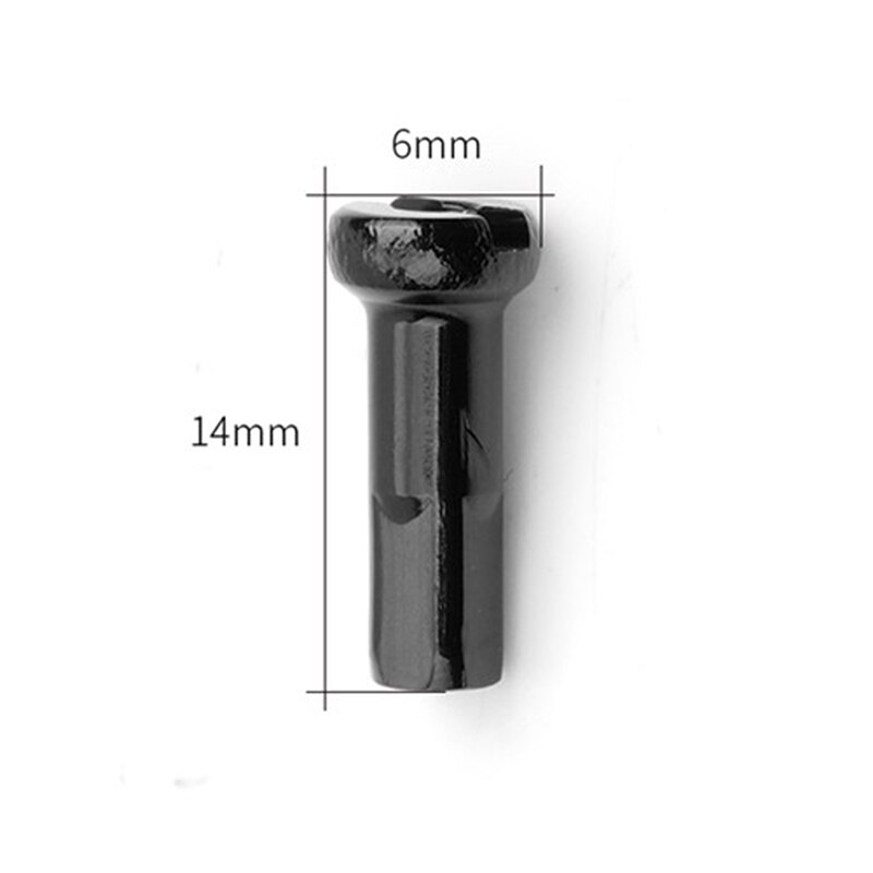 Tapones de hierro para radios de bicicleta de montaña, 10 Uds., 14mm, accesorios coloridos para ciclismo de cobre y plata