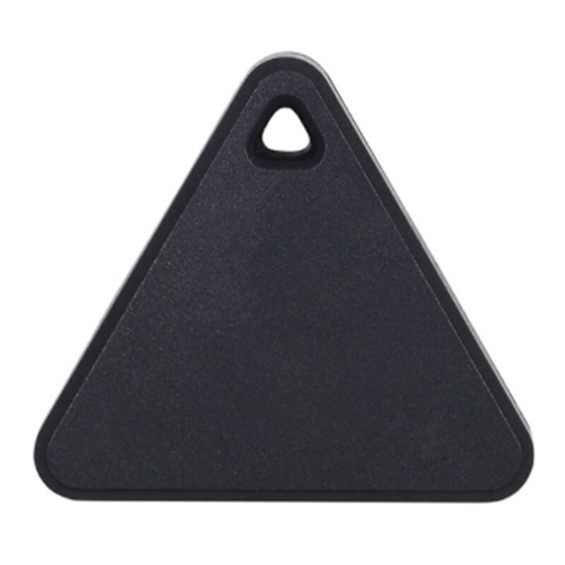 Mini Triangle Bluetooth 4.0 Tracker GPS Anti-lost Pocket Size Smart Tracker for Car Wallet Key Collar for Olds Kids Pets: Black