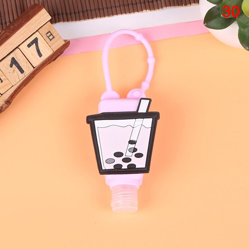 30ml Mini Silicone Disinfettante per le mani di Viaggio Cassetta di Sicurezza Portatile Titolare Del Gel di Usa E Getta No Clean Mano Dispenser di Sapone Titolare Del Gel di per bambini: N30
