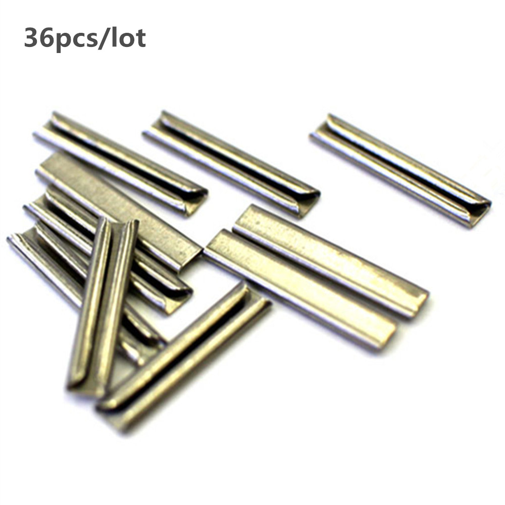 Railway Train 1:87 HO Scale Model Track Connector Connection Piece Alloy For Model Train Scene Sand Table Layout: 36pcs