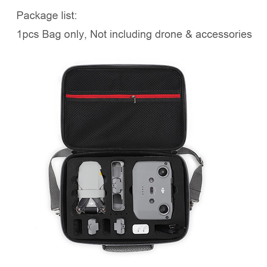 Bærbar bæretaske vandtæt stødsikker rejsetaske rygsæk til dji mavic mini 2 tilbehør opbevaringsetui: Sort