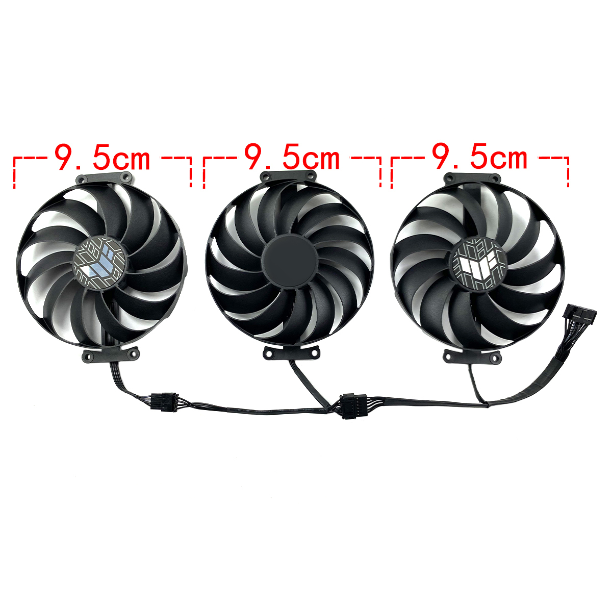 For ASUS TUF RX6700XT 6800 6800XT 6900XT 6950XT GAMING OC Graphics Card Replacement Fan