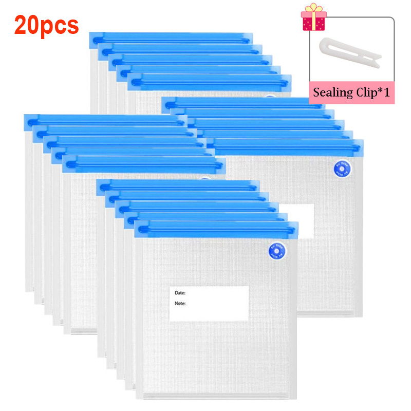 20/10pcs Vacuum Sealed Food Bags Household Food Vacuum Compression Bags Reusable Snacks Food Storage Bag Kitchen Accessories: light yellow / 60*45*30cm