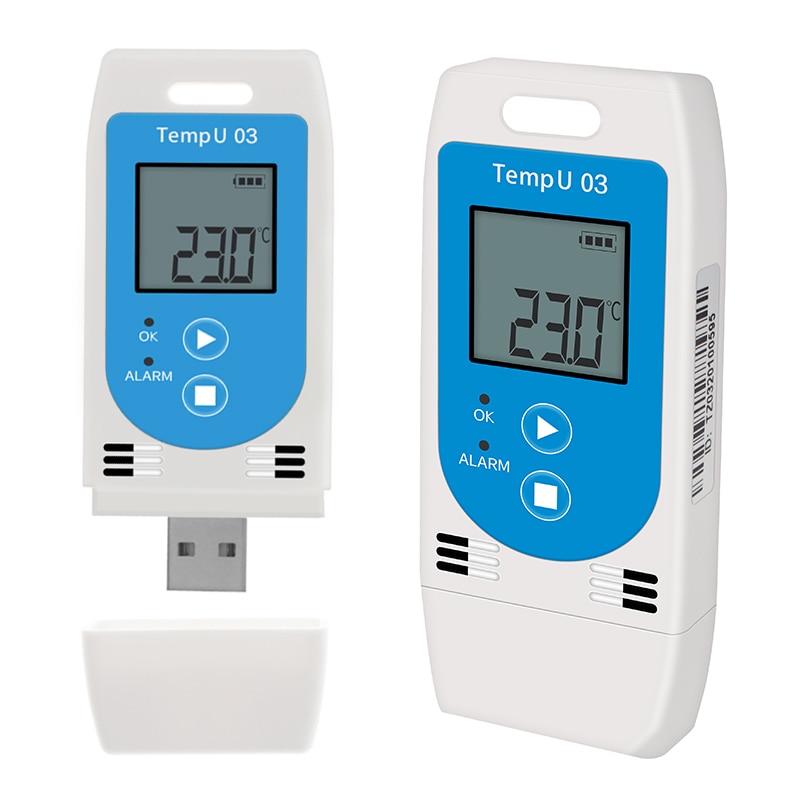 Tempu 03 usb temp & umidade registrador de dados reusável rh temp registrador de dados humiture gravação medidor com 32,000 capacidade