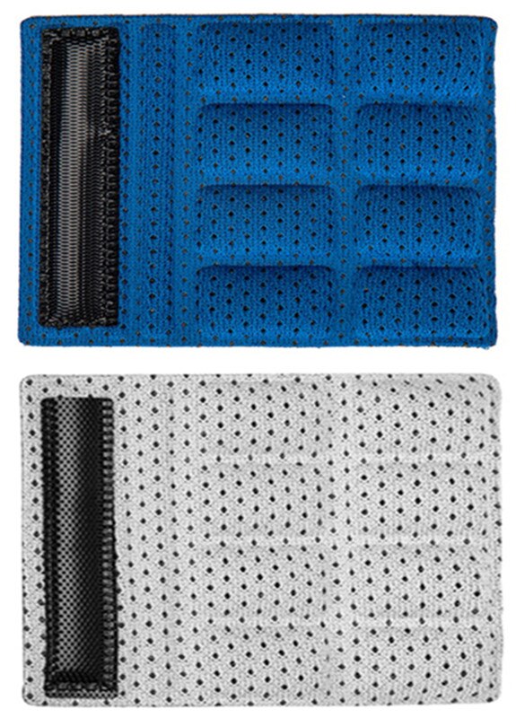 Helm Kinn Pads Schaum Pad Set Kinnriemen Polsterung Ersatz Universal für Radfahren Bike Motorrad Helm: Blue Grey