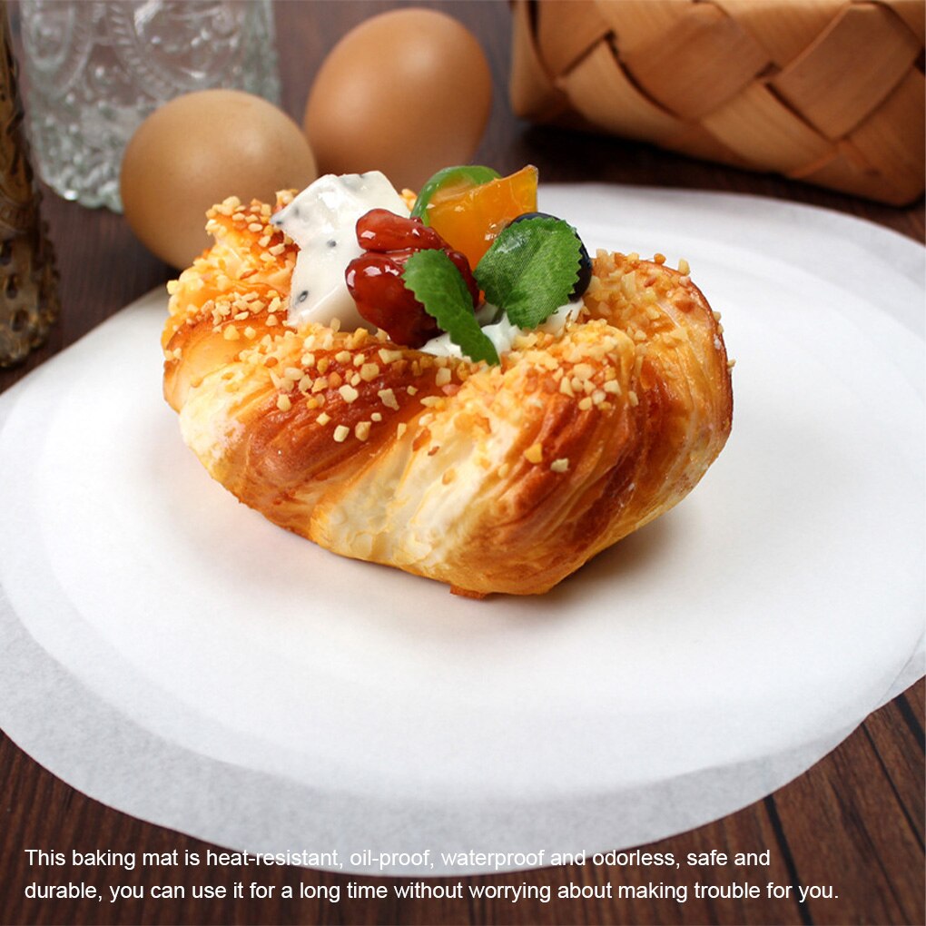 100PCS round parchment paper various sizes baking paper liner, suitable for round cake pan, round cheesecake, Cooking