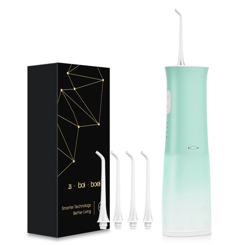 Boi Wasser Waschen Zahnseide 3 Modi 170ml Panzer Puls Flosser Reise Tragbare Zahn Sauber Gerät Zähne Bleichen Oral Irrigator: A6C102-1
