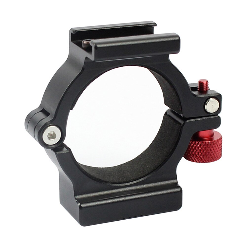 Extensión Adaptador de zapata firmemente estabilizador con soporte de 4 anillos accesorio de luz de vídeo para Zhiyun Smooth 4 manillar Gimbal