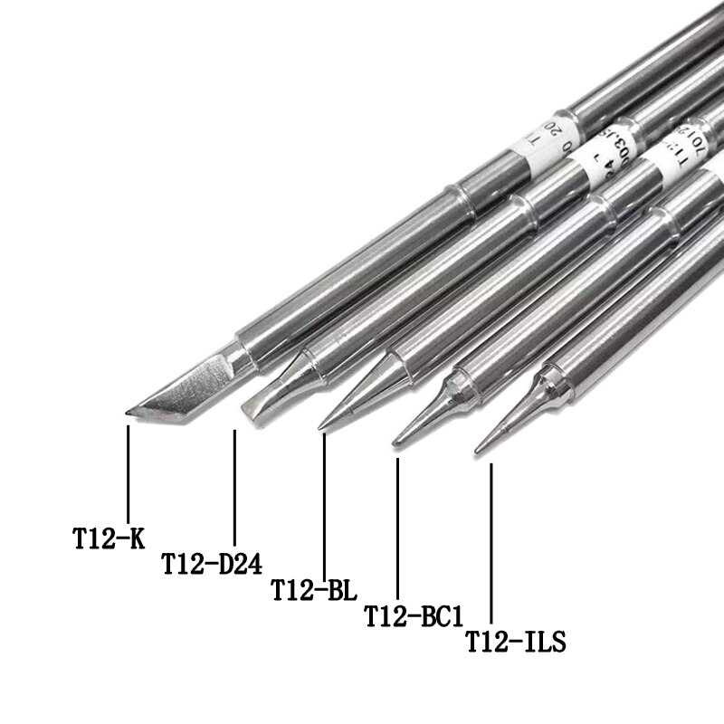 Absf 5 Pcs T12 Serie Soldeerbout Tips Voor Hakko FX951 Bakon 950D Soldeerstation