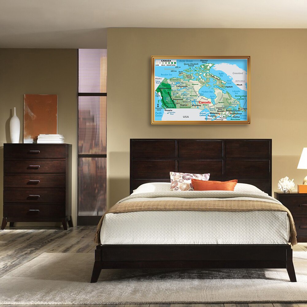 YS-Art Quadro Dipinto A Mano 'Luglio' | Arte Astratta Moderna Con Fiori E Paesaggio | Tela 140x70 Cm Con Telaio In Legno E Ganci | Colori Acrilici, Fatto In Germania