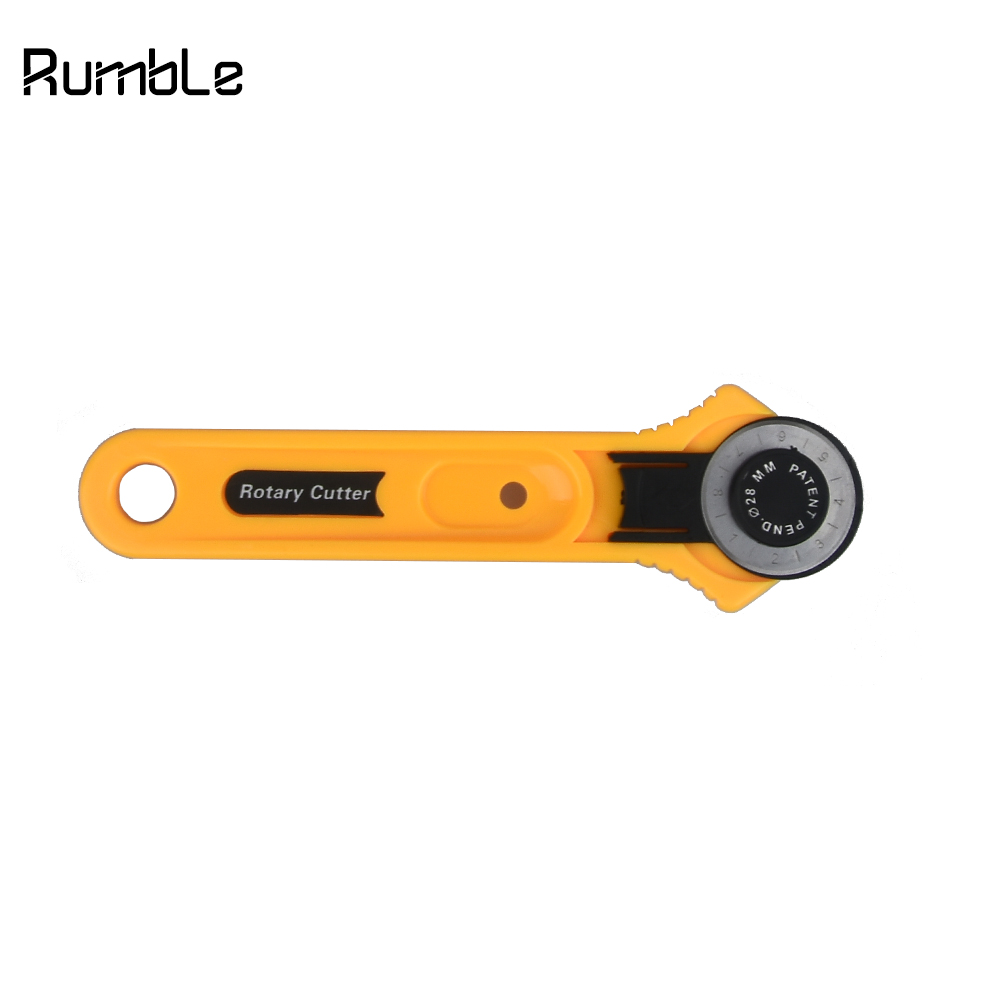 1 st 28mm roterande skärblad cirkulärt skuret lapptäcke tyg läder papper hantverk syverktyg tyg skärande hantverksverktyg