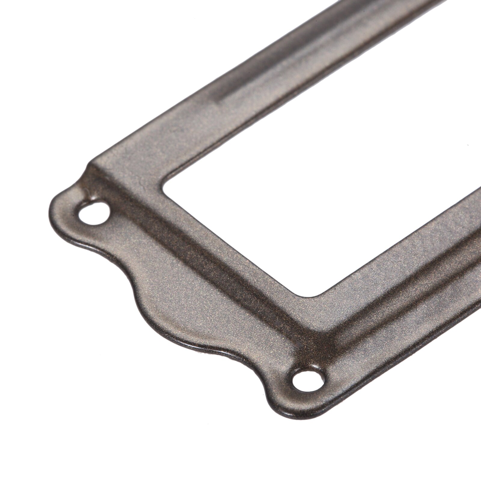 10Pcs Antiek Messing Metalen Label Pull Frame Handvat Bestand Naam Kaarthouder Meubels Hardware Voor Meubels Kast Lade 64*31Mm