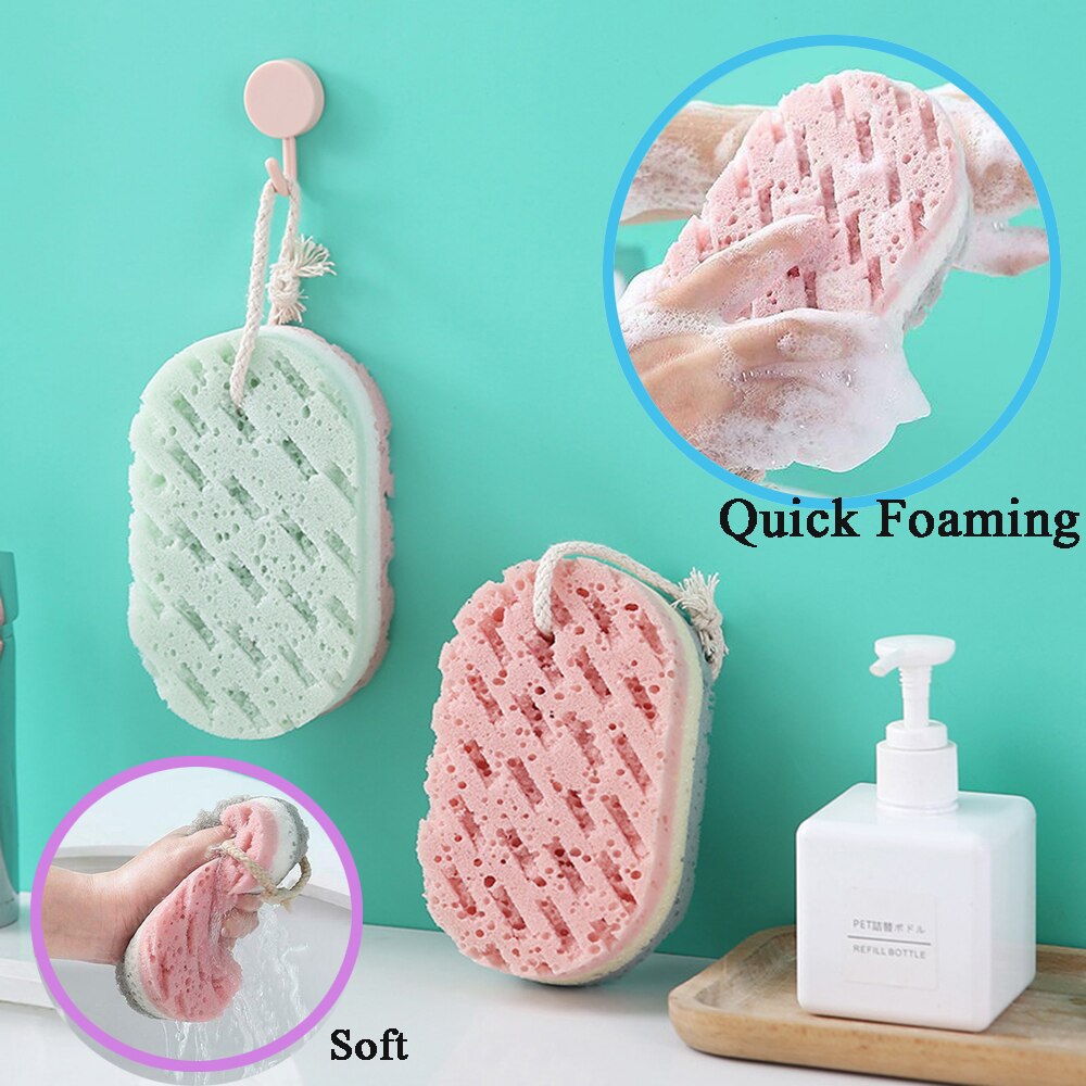 2 Stuks Bad Bloem Mesh Douche Bal Badkamer Spons 2 Stuks Bad Bloem Mesh Douche Bal Badkamer Spons